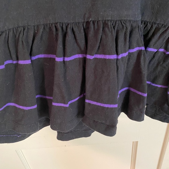 Anthropologie blk. and purple striped tunic tank - Picture 4 of 5